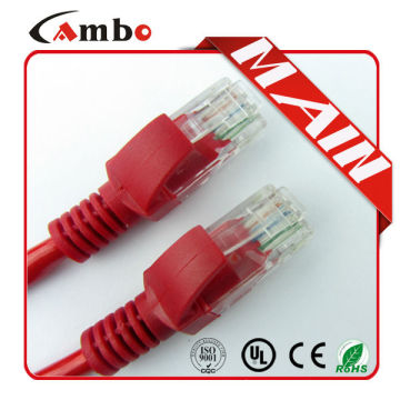 Alta calidad cat6 rj45 cable de parche 568b 568a Rápido y Gigabit